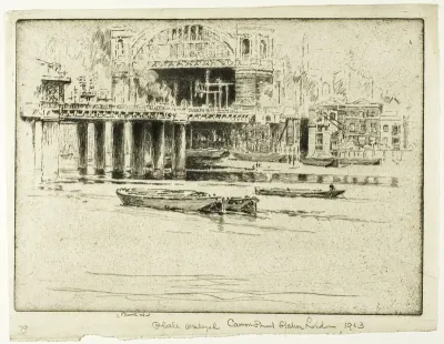 Cannon Street Station, from the River