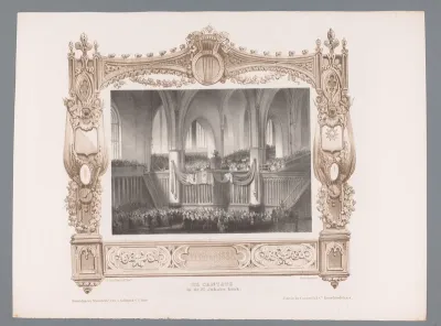 Cantate in de Sint Jacobs kerk, 17 juni 1836