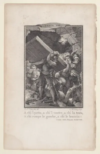 Canto 13, Stanza 38, from "Orlando Furioso"