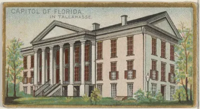 Capitol of Florida in Tallahasse, from the General Government and State Capitol Buildings series (N14) for Allen & Ginter Cigarettes Brands