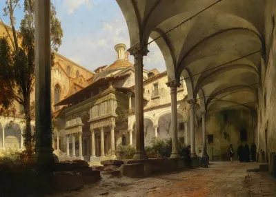 Cappella de'Pazzi an der Kirche Santa Croce in Florenz