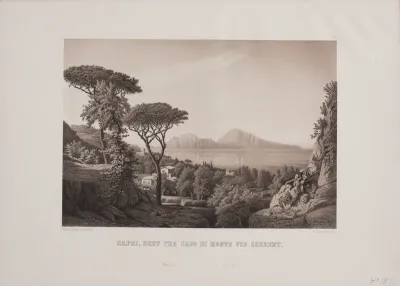Capri, seet fra Capo di Monte ved Sorrent