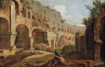 Capriccio - interior of the Colosseum, Rome