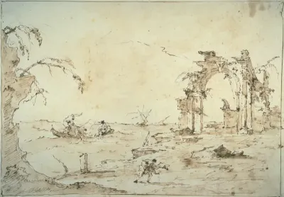 Capriccio with a Squall on the Lagoon