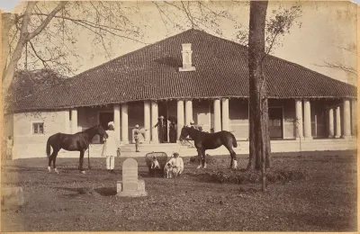 Captain Falkner's Bungalow, Neemuch (recto, top)