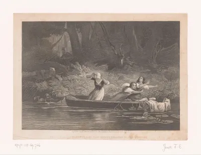 Capture of the Daughters of Boone and Callaway by the Cherokee and Shawnee