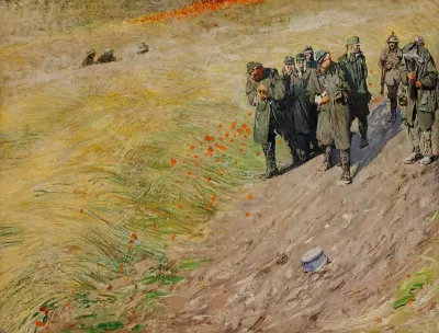 Captured Prisoners Below the Montello Hill