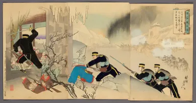 Capturing the Fortress at Niuzhuang (Gyusojo senryo)