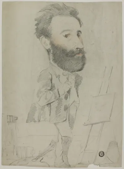 Caricature of an Art Teacher