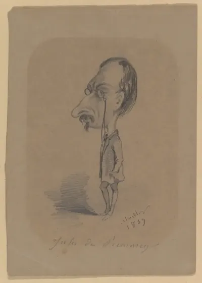 Caricature of Jules de Prémaray