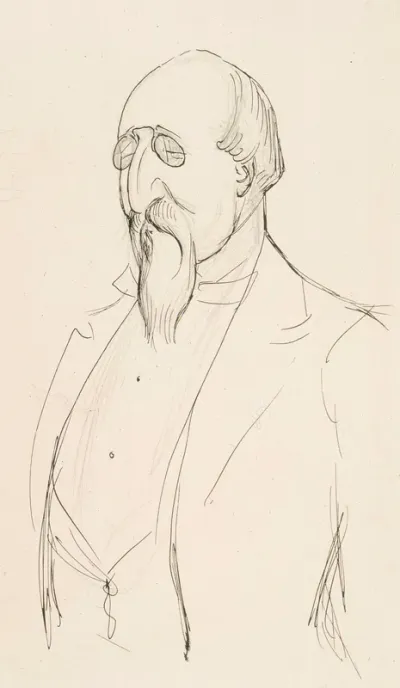 Caricature of Leo Mechelin