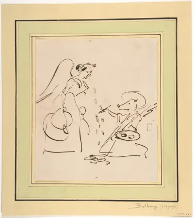 Caricature of the Art of Painting