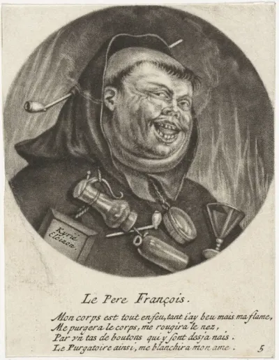 Caricatures of the French clergy under Louis XIV