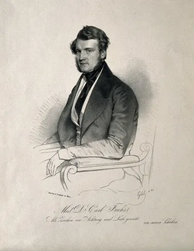 Carl Fuchs. Lithograph by F. Eybl, 1840