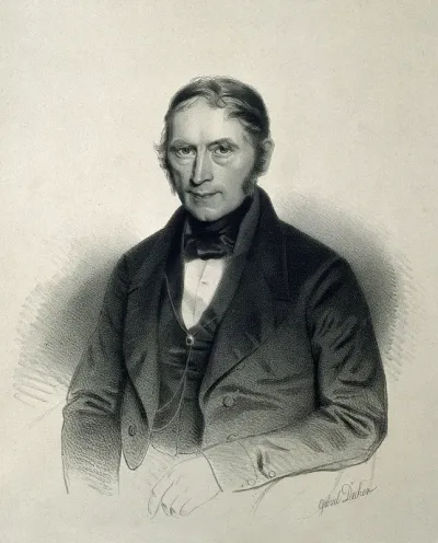 Carl Fuchs. Lithograph by Gabriel Decker