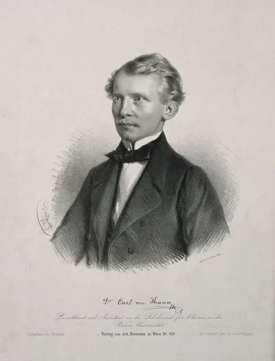Carl von Thann. Lithograph by A. Dauthage, 1860