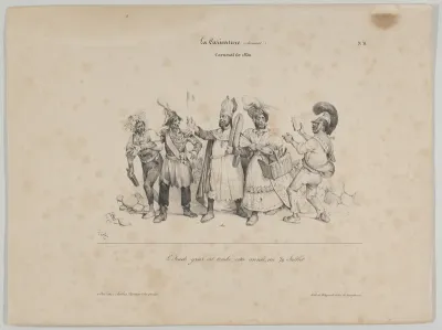 Carnival de 1830 (from La Caricature)