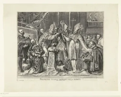Carolus a Pontifice Coronatur