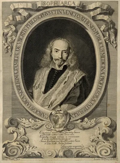Carolus Iarca. Line engraving by L. Hackenauer, 1676, after S. Bombelli