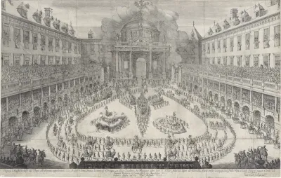 Caroussel in de hofburg te Wenen