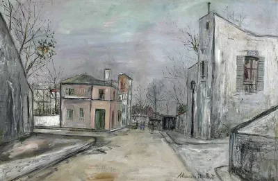 Carrefour de la rue des Saules et de la rue Cortot, Montmartre
