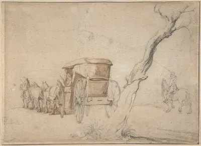 Carriage In A Landscape