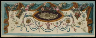 Cartoon for the Back of a Tapestry Settee
