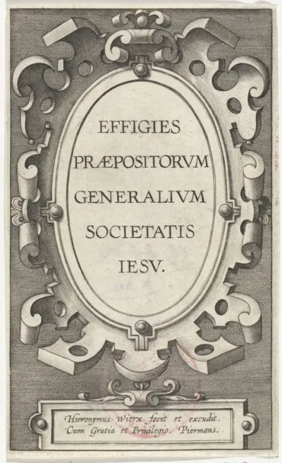 Cartouche met serietitel