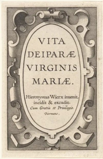 Cartouche met titel