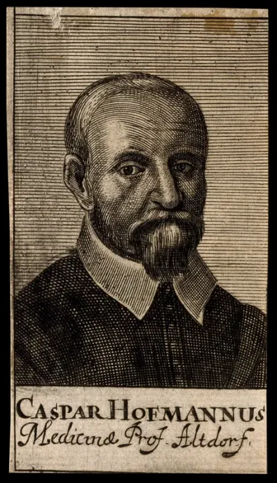Caspar Hofmann. Line engraving, 1688