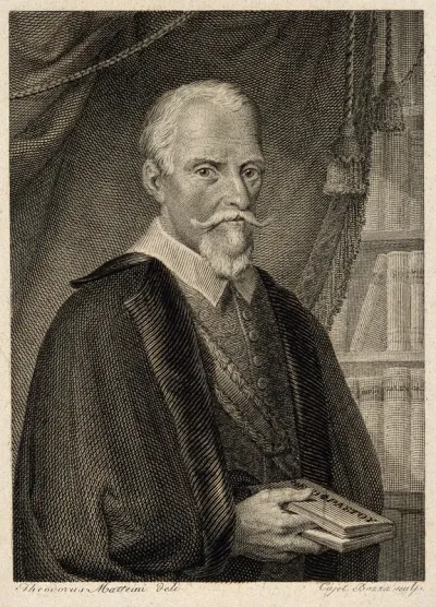 Caspar Hofmann. Line engraving by C. Bozza after T. Matteini