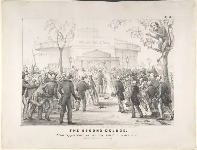 Castle Gardens, The Second Deluge, First Appearance of Jenny Lind in America