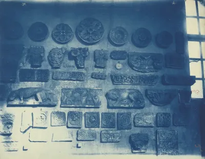 Casts of Architectural Details in a Studio