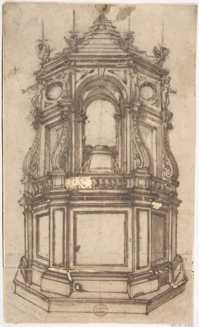 Catafalque for a Cardinal