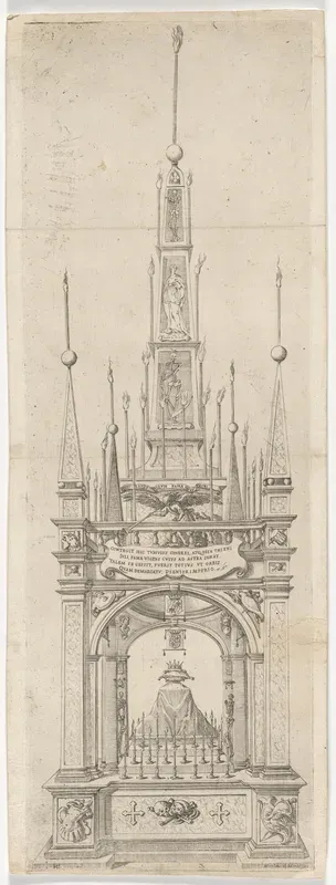 Catafalque for the Funeral of Giulio Thieni, Marquis of Scandiano