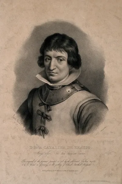 Catalina d'Erauso, a Spanish nun who lived as a male soldier in America