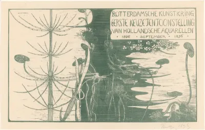 Catalogusomslag met waterplanten