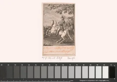 Catharina de Grote verkleed als luitenant