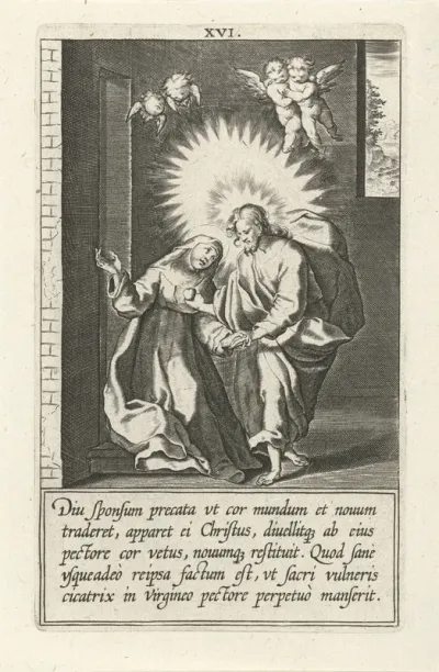 Catharina en Christus ruilen hun harten
