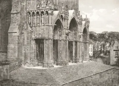 Cathédrale de Chartres - Portique du Midi XIIe Siècle