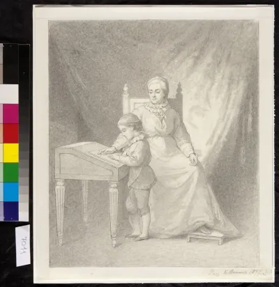 Catherine the Great Teaches Grand Duke Alexander Pavlovich