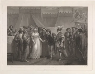 Catherine van Valois en koning Hendrik V van Engeland