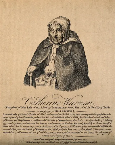 Catherine Warman, died aged 107