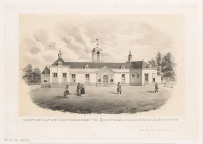 Catshuis op landgoed Zorgvliet te Den Haag