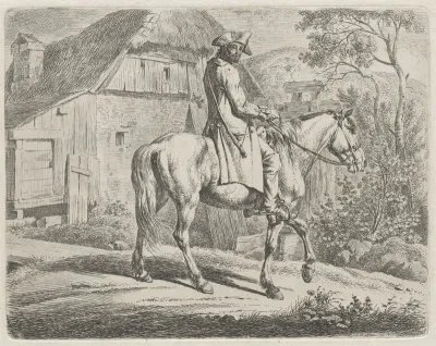 Cattle Dealer on Horseback