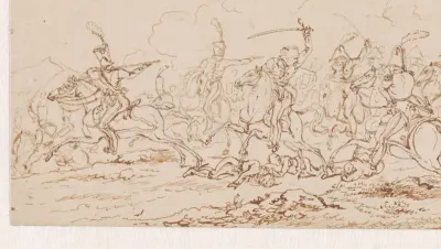 Cavalerie-gevecht