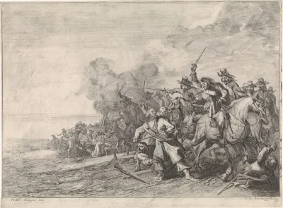 Cavalerie gevecht