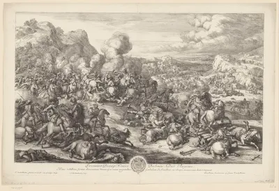Cavalerie-gevecht, opgedragen aan de hertog van Enghien