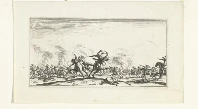 Cavaleriegevecht met pistolen