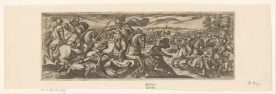 Cavaleristen in gevecht